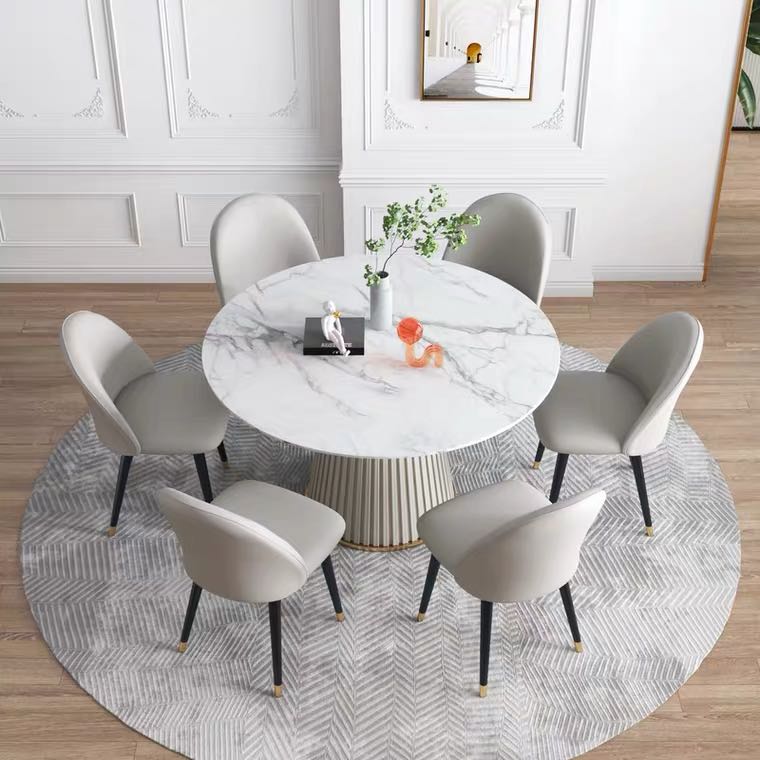 Giá bàn mặt đá chân sắt N60515