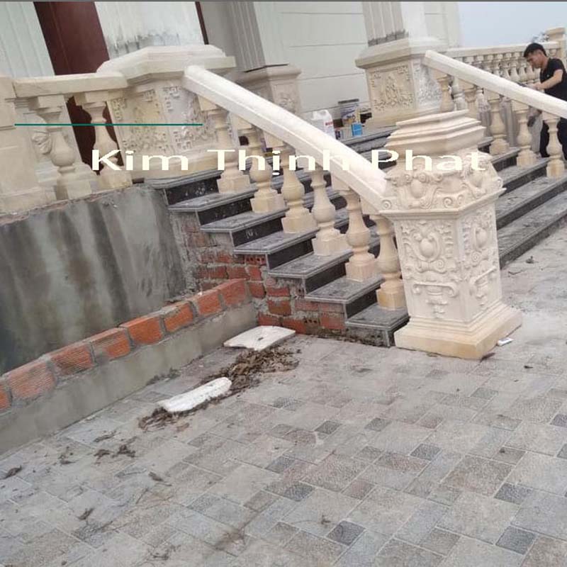 Lan can đá hoa cương cao cấp