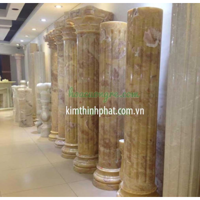 Cột tròn đá cẩm thạch bảng giá kho đá